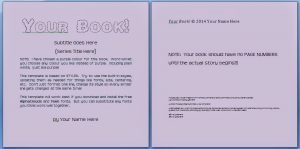 children's book template freetemplate