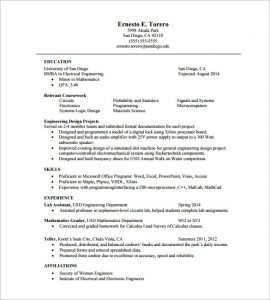 page resume template one page resume template gptgqa