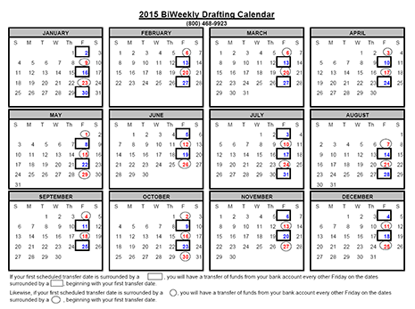 2016 biweekly payroll calendar