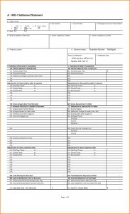 hour schedule template hud settlement statement