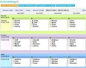 hour schedule template otipo