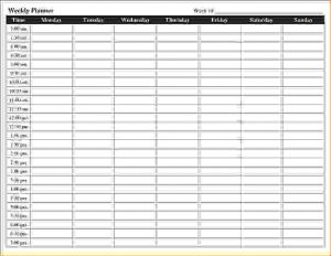 hour schedule template printable day planner dfabdbafbca