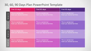 day plan template powerpoint days plan powerpoint template