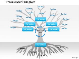 day plan template word tree network diagram powerpoint presentation slide