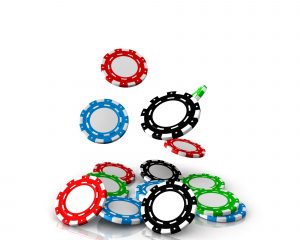 plan templates falling red blue green and black poker chips game graphic stock photo slide