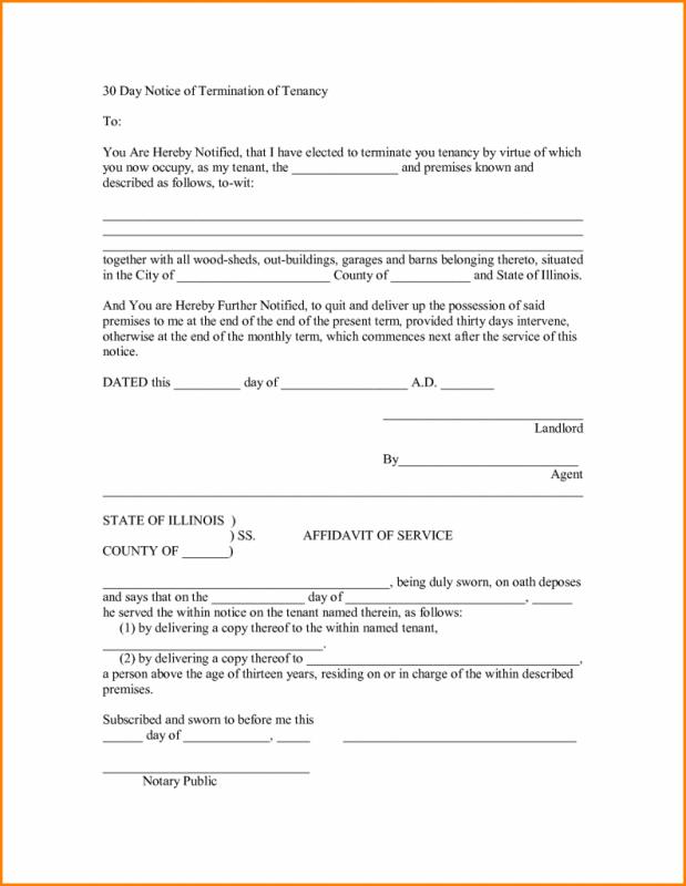 30 Day Eviction Notice Form | Template Business