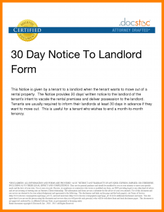 day notice template apartment move out notice day notice to landlord template