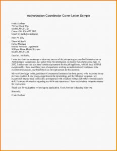 day notice template sample authorization letter authorization coordinator cover letter sample