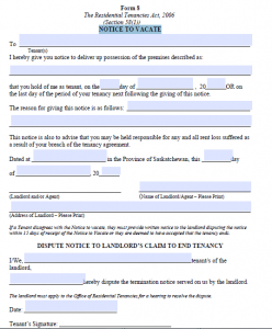 day notice to vacate template notice to vacate pdf