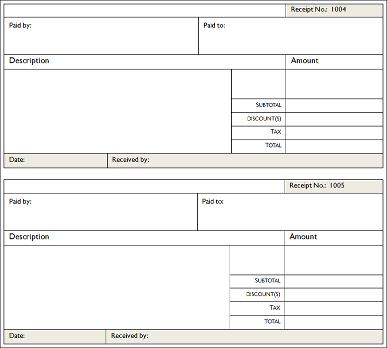 Template Business 501c3 Donation Receipt