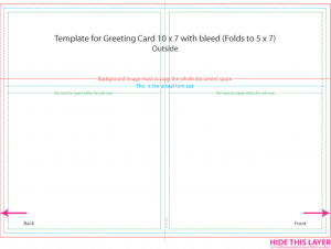 x postcard template greeting card template