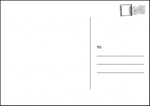 x postcard template postcard template x