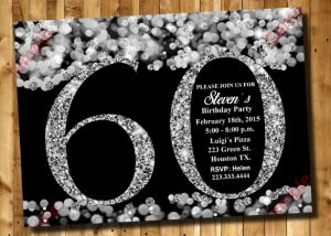 th birthday invites th birthday invitation silver glitter invitation template