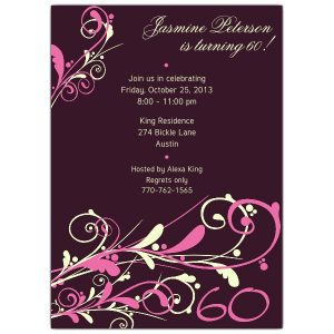 th birthday invites camia plum th birthday invitations p p z