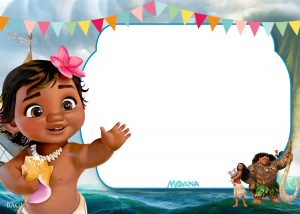 th bday party invitations free printable little moana st birthday invitation