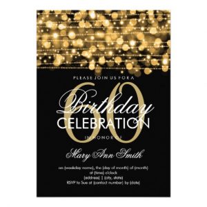 th birthday invitation elegant th birthday party sparkles gold invitation rcebfcebfcdddf imtzy byvr