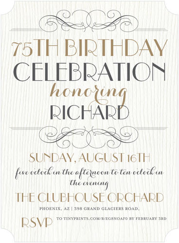 60th birthday invites