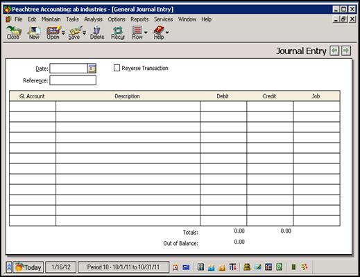 accounting journal template