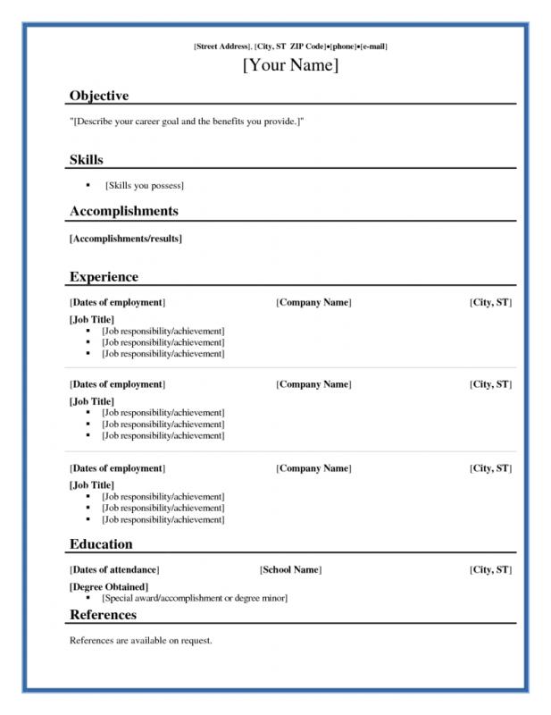 accounting resume template