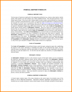 action plan formats formal report writing example formal report format example