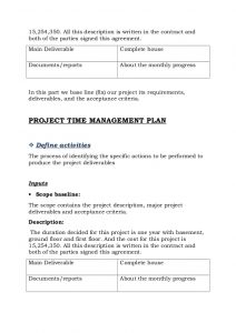 agreement letter between two parties project on construction of house report