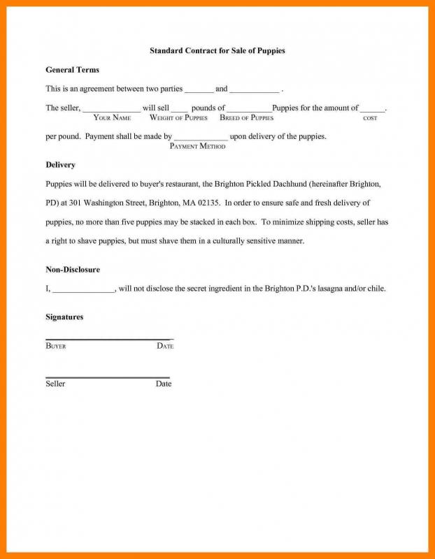 Agreement Letter Between Two Parties Template Business