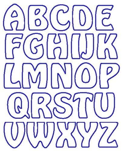 alphabet letters template