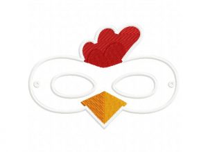 animal masks template chicken mask x hoop