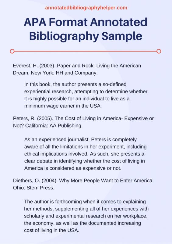 Annotated Bibliography Template Apa | Template Business