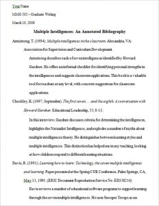 annotated bibliography template untitled 2