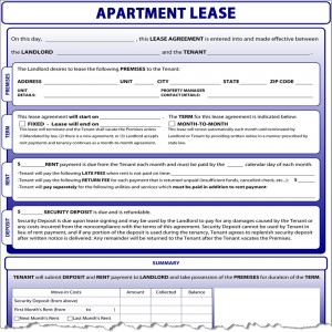 apartment lease agreement