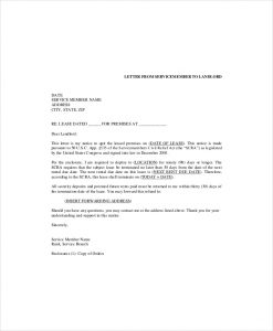 apartment lease termination letter sample lease letter to landlord commercial