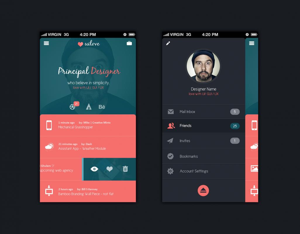 app design template