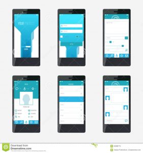 app design template template mobile application interface design website app