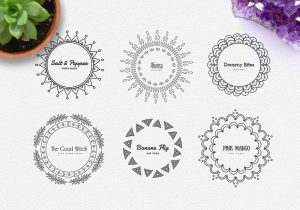 app designs templates mandala logos pack