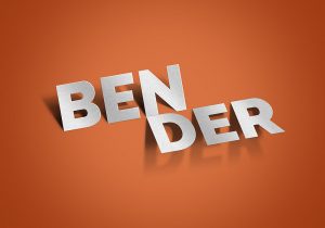 app mockup psd bender text effect psd