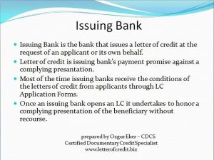 applicant letter example issuing bank letter of credit