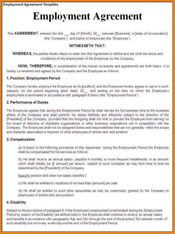 application for employment template