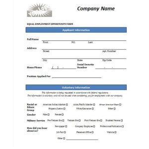 application form template job application form template