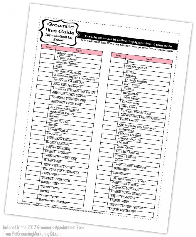 appointment book template