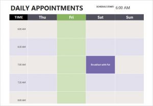 appointment scheduling template microsoft daily appointment calendar