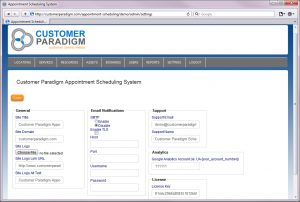 appointment scheduling template online appointment scheduling system system settings area