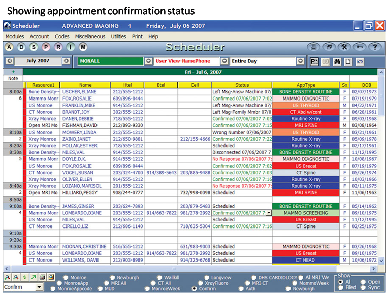 appointment scheduling template