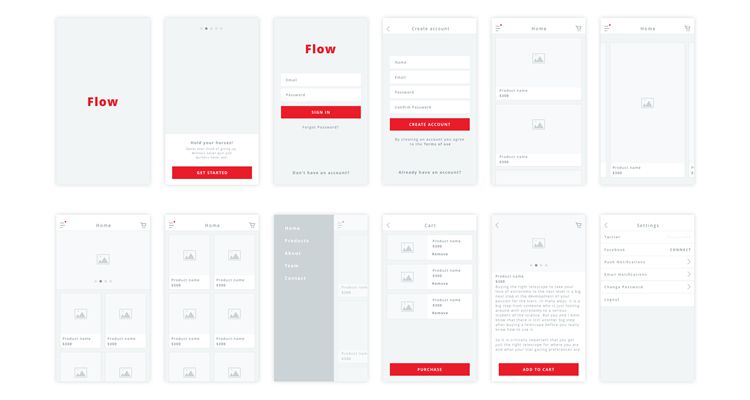 apps design templates