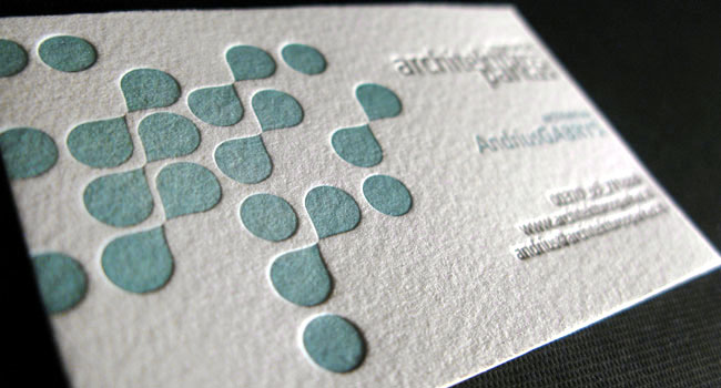 architect business card