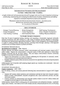 areas of expertise resume information technology management resume