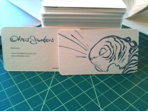 artist business card chris sanders business cards