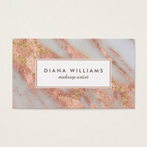 artist business card sparkling pink marble abstract makeup artist business card rcdeeefbaeeacabe kenrk byvr