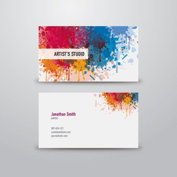 artist business cards