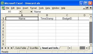 attendance sheet excel timecardinfo empty